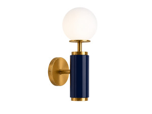 Metalen wandlamp "Moira" - 15 x 17 x 37 cm - Blauw