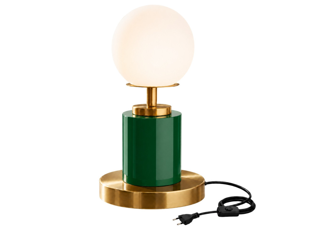 Metalen tafellamp "Moira" - 17 x 17 x 34 cm - Groen
