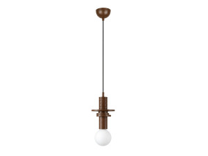 Houten hanglamp "Rotas" - 13 x 13 x 113 cm - Bruin