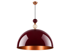 Metalen hanglamp "Bubble" - 60 x 60 cm - Bordeaux