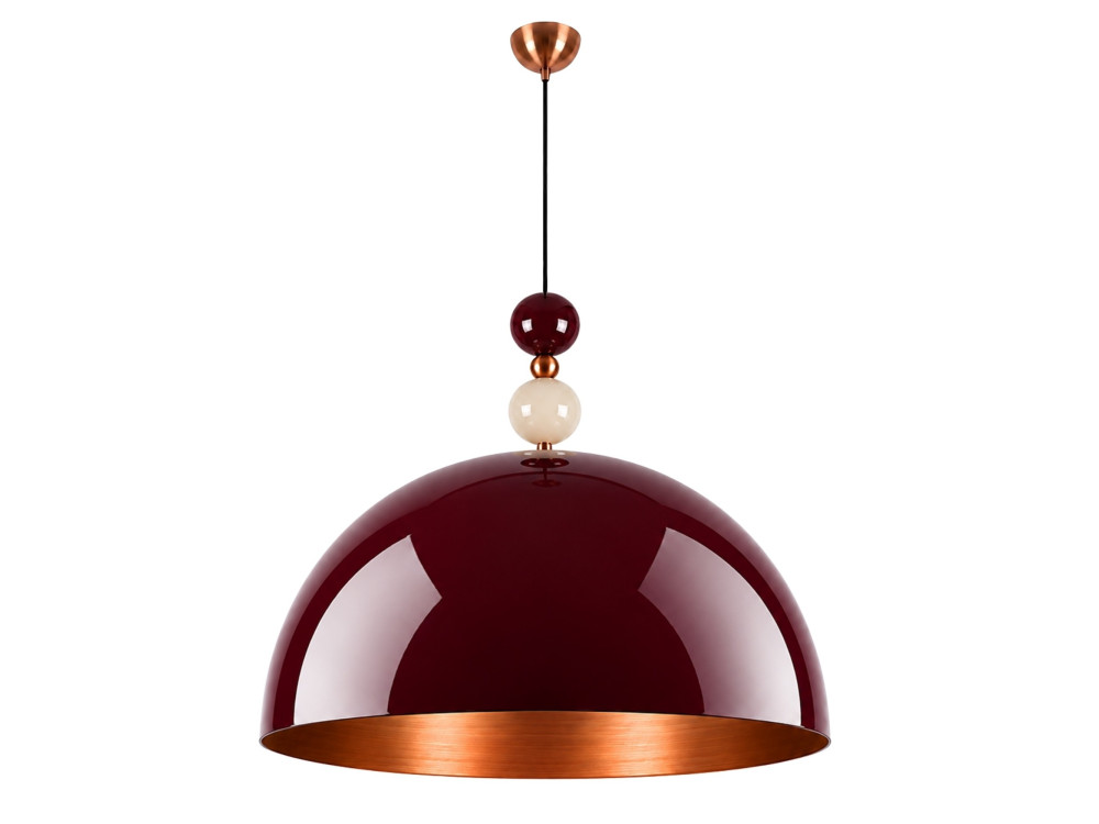 Metalen hanglamp "Bubble" - 60 x 60 cm - Bordeaux
