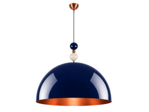 Metalen hanglamp "Bubble" - 60 x 60 cm - Marineblauw
