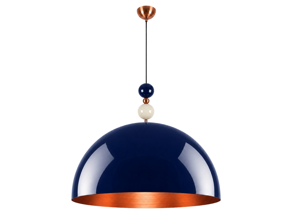 Metalen hanglamp "Bubble" - 60 x 60 cm - Marineblauw