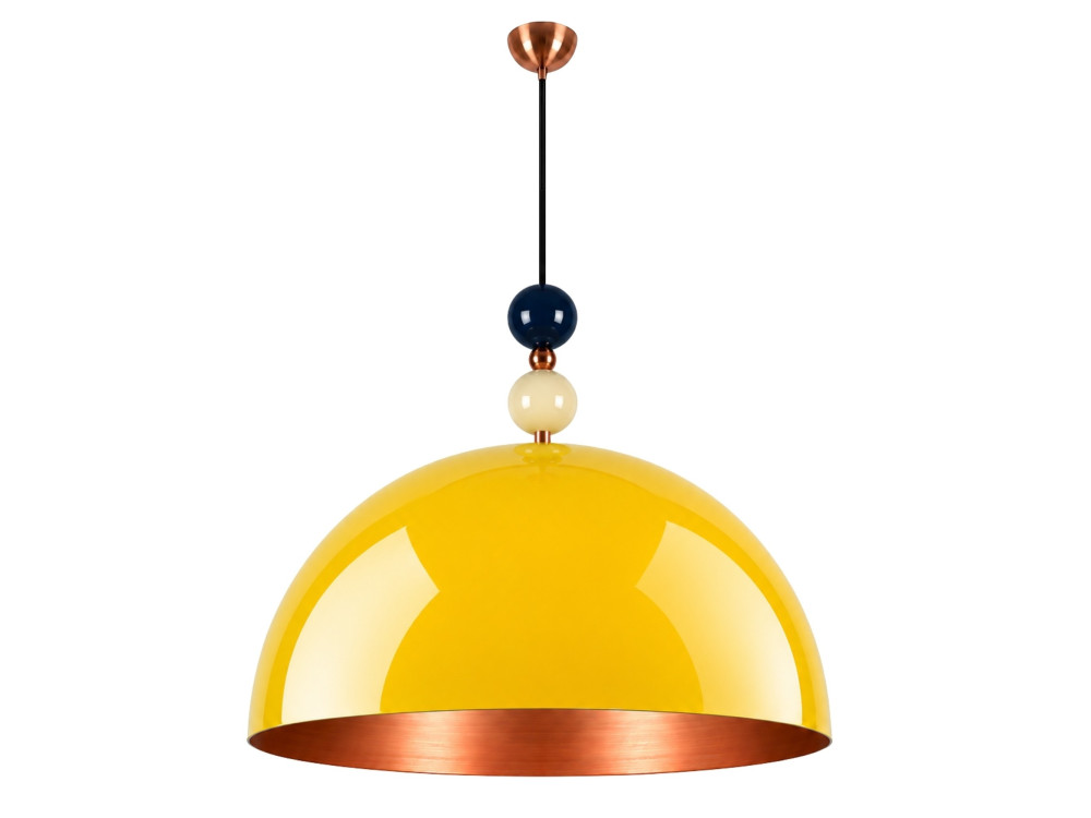 Metalen hanglamp "Bubble" - 60 x 60 cm - Geel
