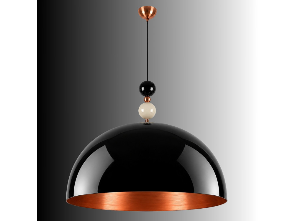 Metalen hanglamp "Bubble" - 60 x 60 cm - Zwart