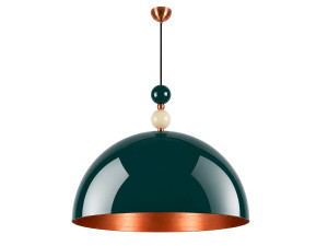 Metalen hanglamp "Bubble" - 60 x 60 cm - Donkergroen