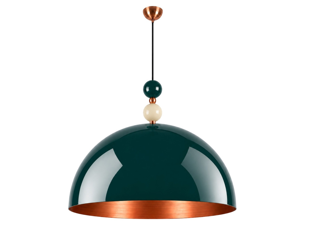 Metalen hanglamp "Bubble" - 60 x 60 cm - Donkergroen