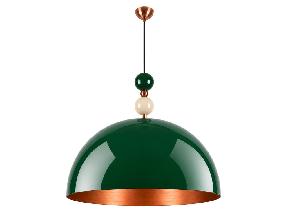 Metalen hanglamp "Bubble" - 60 x 60 cm - Donkergroen