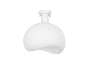 Metalen plafondlamp "Yontu" - 34 x 29 x 33 cm - Wit