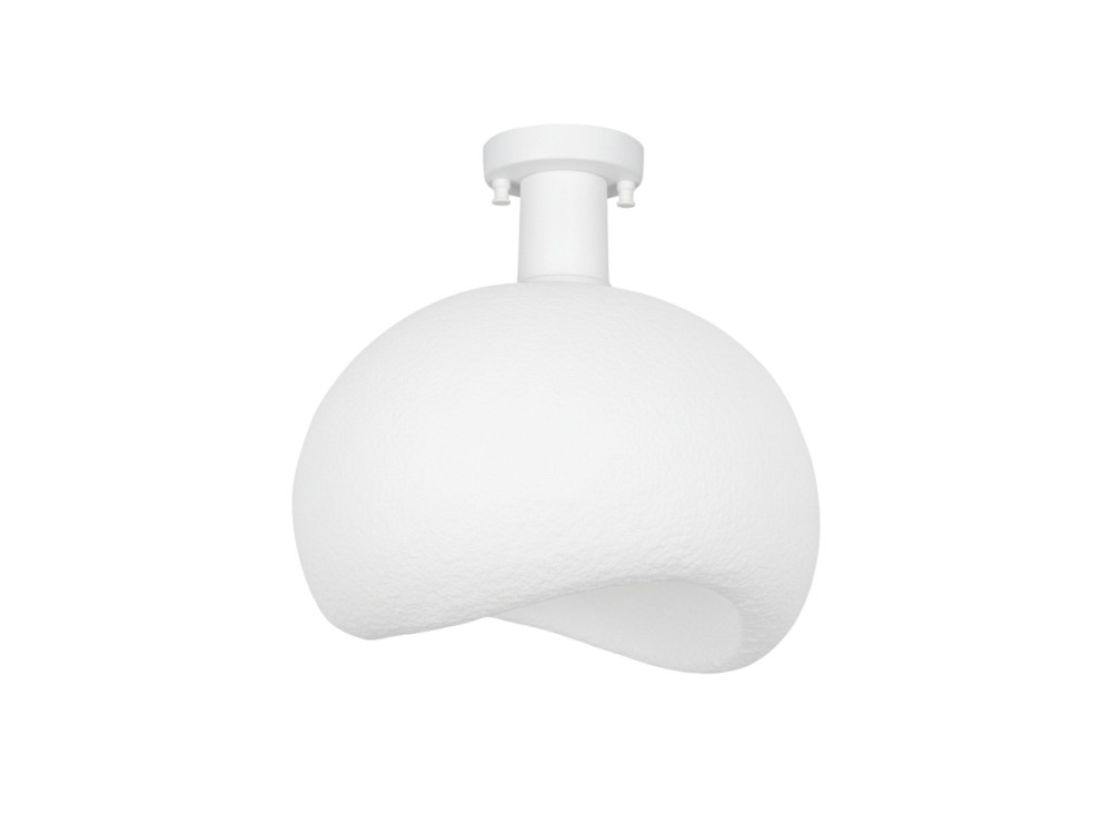 Metalen plafondlamp "Yontu" - 34 x 29 x 33 cm - Wit