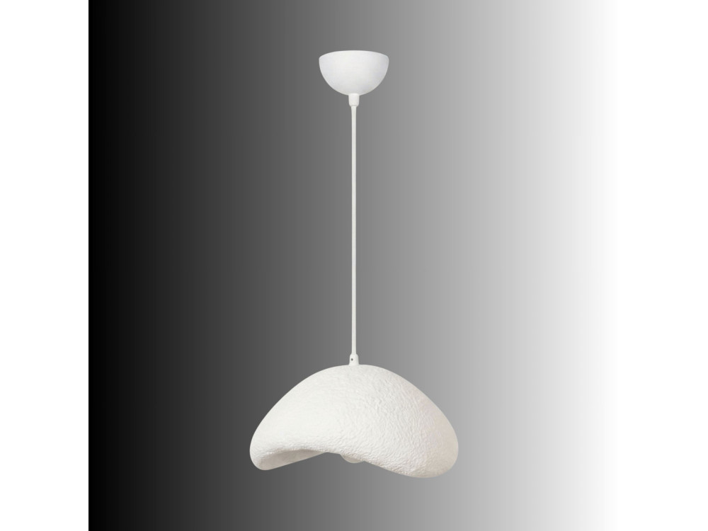 Metalen hanglamp "Luna" - 42 x 37 x 120 cm - Wit