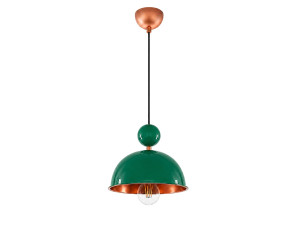 Metalen hanglamp "Bubble" - 21 x 21 cm - Lichtgroen