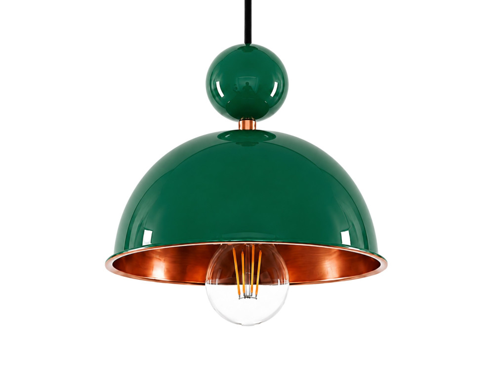 Metalen hanglamp "Bubble" - 21 x 21 cm - Lichtgroen