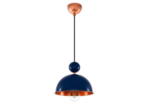Metalen hanglamp "Bubble" - 21 x 21 cm - Marineblauw