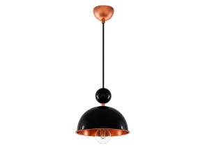 Metalen hanglamp "Bubble" - 21 x 21 cm - Zwart