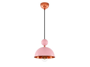 Metalen hanglamp "Bubble" - 21 x 21 cm - Roze