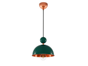 Metalen hanglamp "Bubble" - 21 x 21 cm - Donkergroen