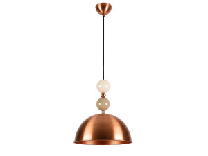 Metalen hanglamp "Bubble" - 31 x 31 cm - Koper