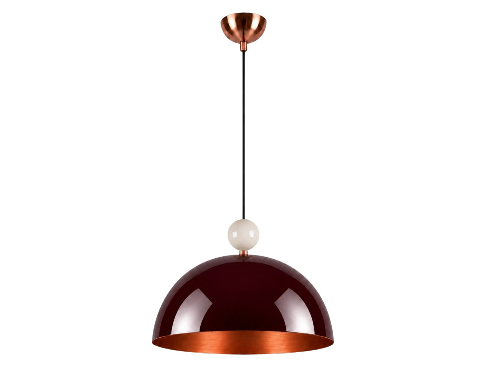 Metalen hanglamp "Bubble" - 40 x 40 cm - Bordeaux