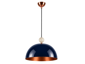 Metalen hanglamp "Bubble" - 40 x 40 cm - Marineblauw