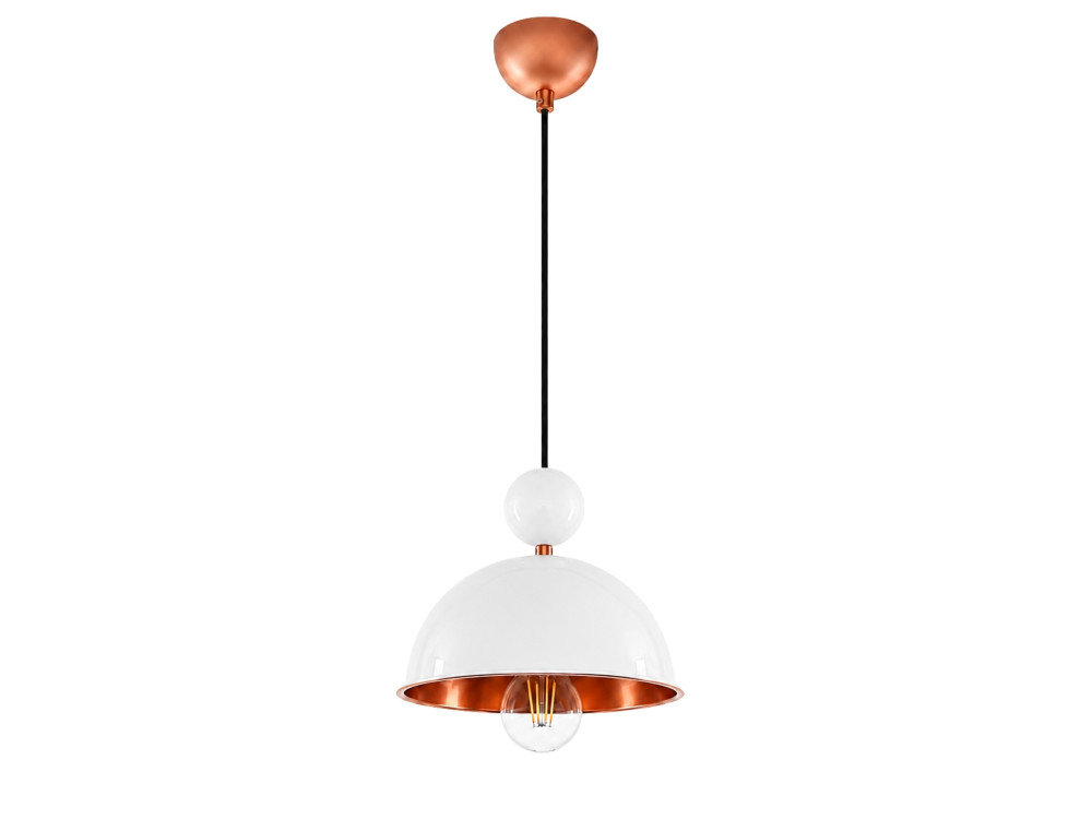 Metalen hanglamp "Bubble" - 21 x 21 cm - Beige