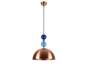 Metalen hanglamp "Bubble" - 31 x 31 cm - Koper