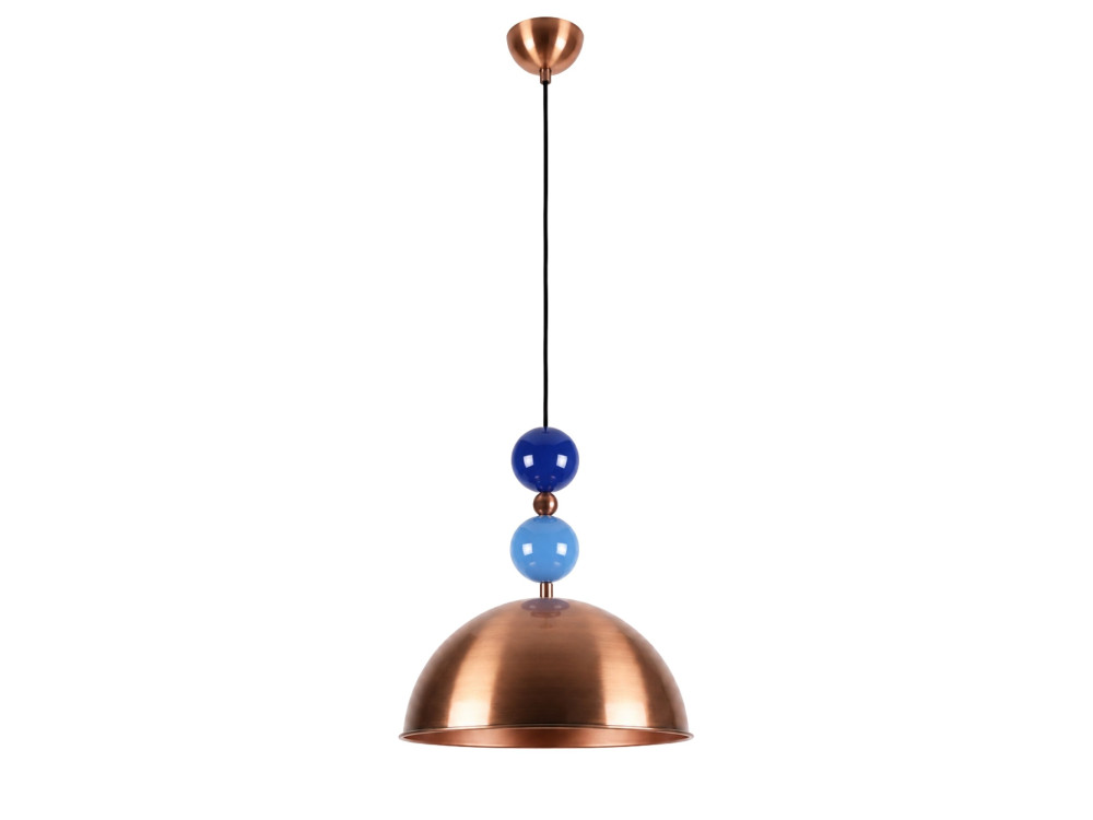 Metalen hanglamp "Bubble" - 31 x 31 cm - Koper