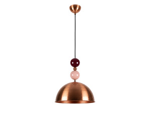 Metalen hanglamp "Bubble" - 31 x 31 cm - Koper