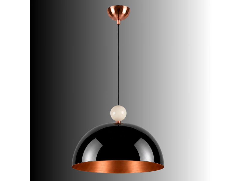 Metalen hanglamp "Bubble" - 40 x 40 cm - Zwart