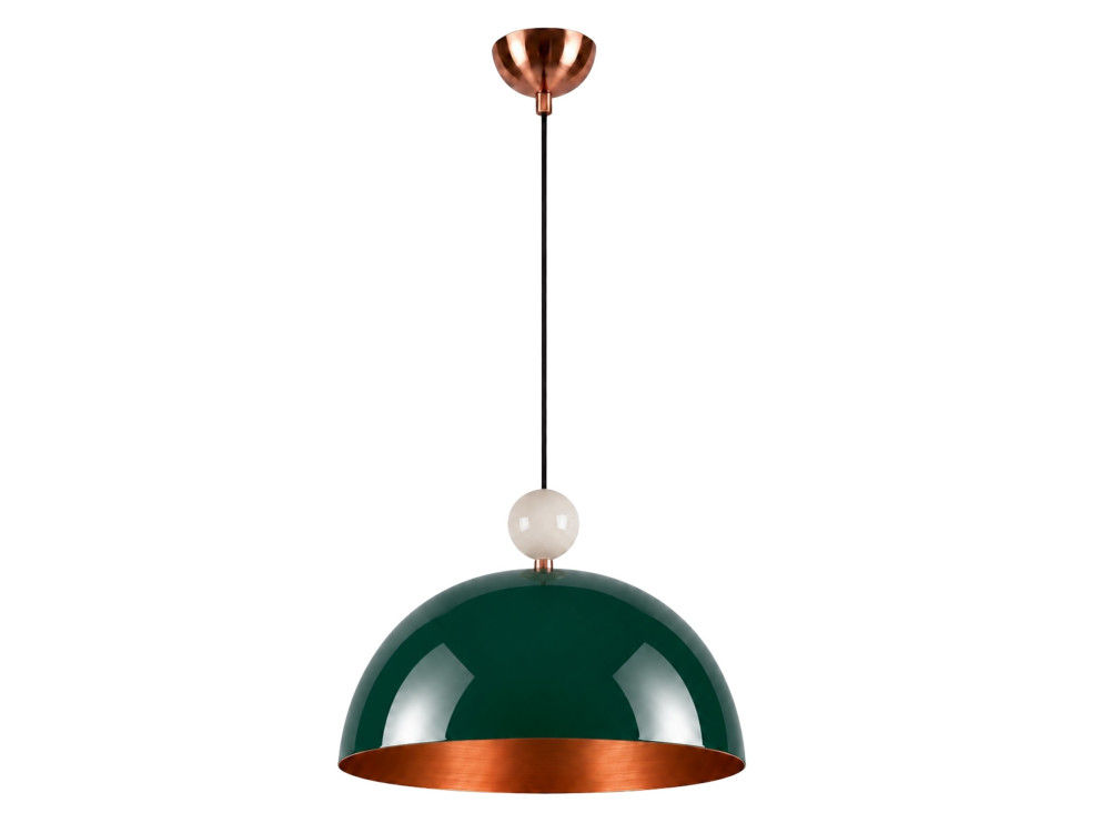 Metalen hanglamp "Bubble" - 40 x 40 cm - Donkergroen