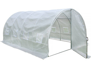 Tuintunnelkas met "Mimosa" deur - 180 g / m² - 12 m² - 4 x 3 x 2 m