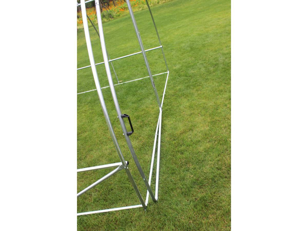 Tuintunnelkas met "Mimosa" deur - 180 g / m² - 12 m² - 4 x 3 x 2 m