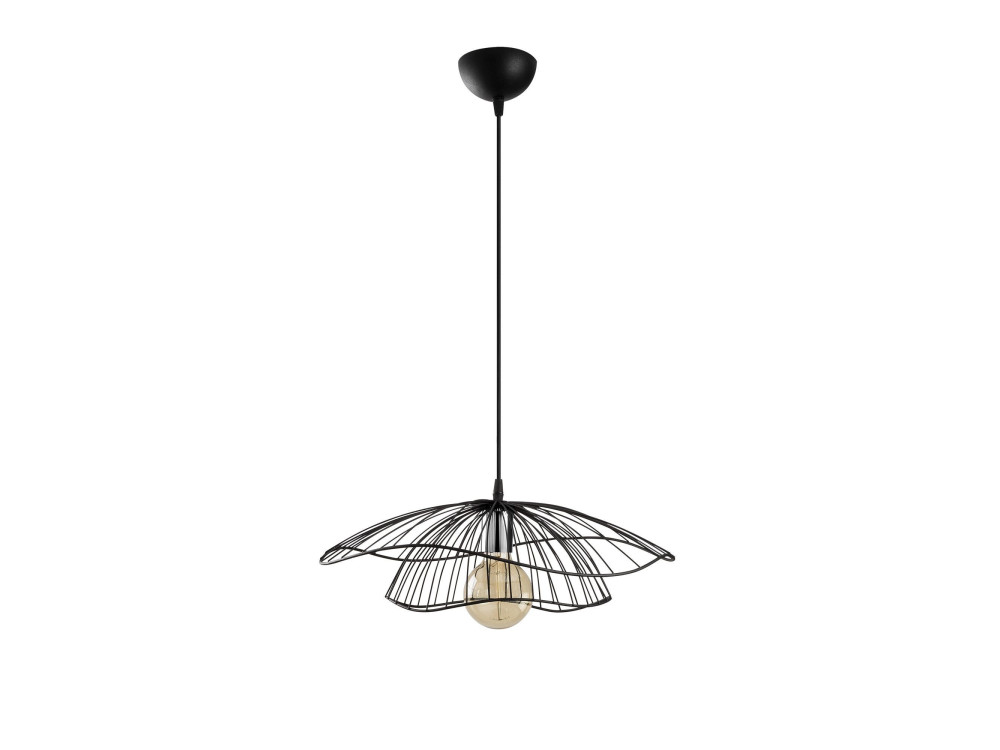 Metalen hanglamp "Tel" - 50 x 50 cm - Zwart