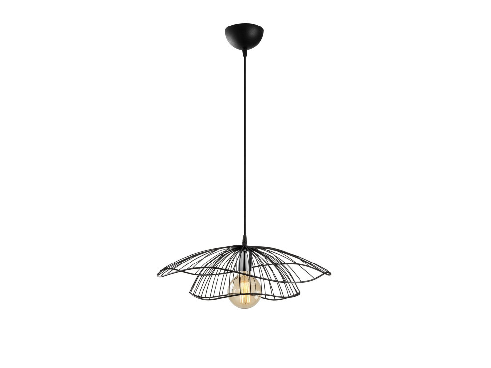 Metalen hanglamp "Tel" - 50 x 50 cm - Zwart