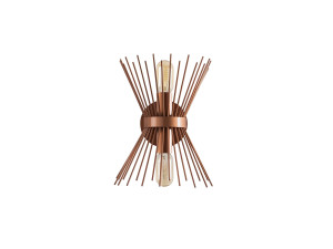 Metalen wandlamp "GMN-000010" -  23 x 16 cm - Koper