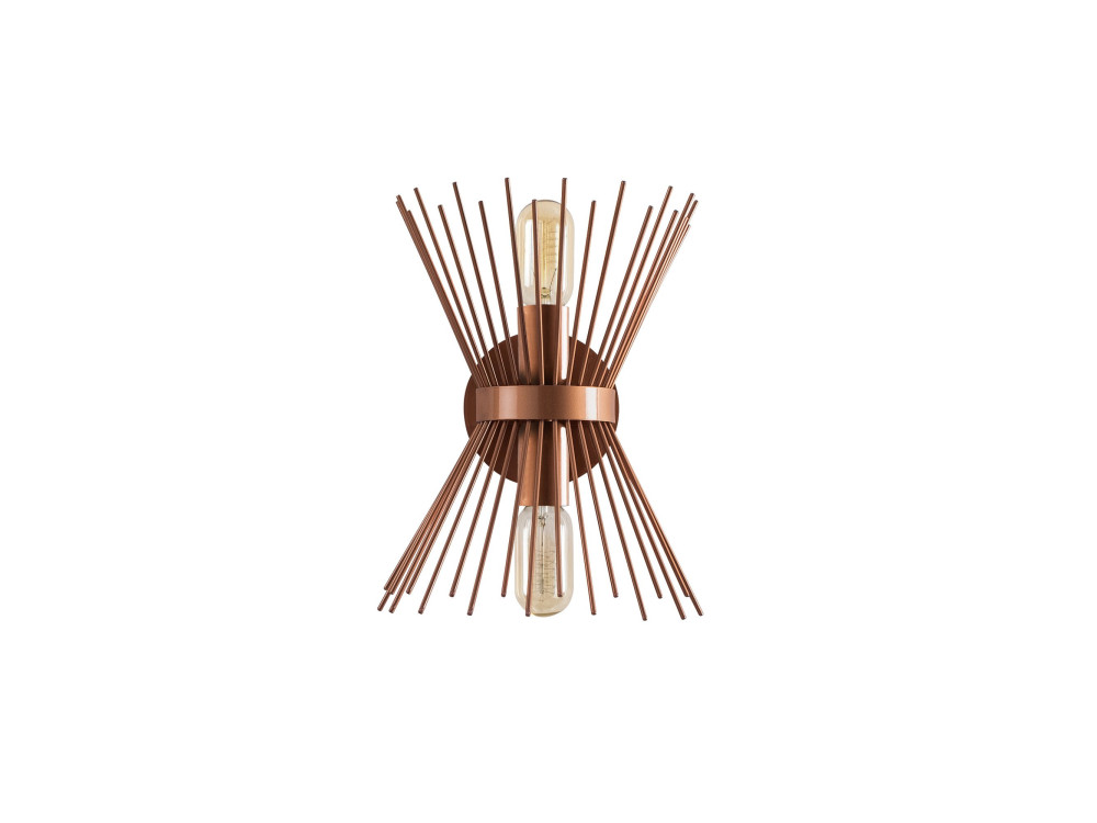 Metalen wandlamp "GMN-000010" -  23 x 16 cm - Koper