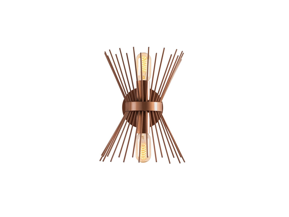 Metalen wandlamp "GMN-000010" -  23 x 16 cm - Koper