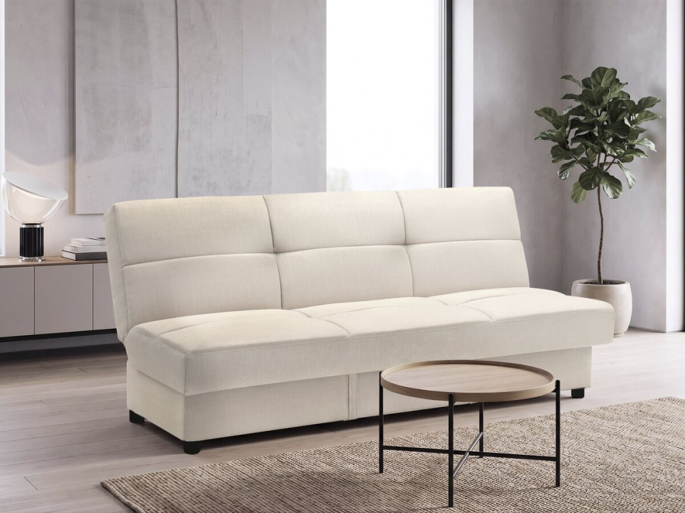 Clic-Clac "Enzo" bank - 186 x 80 x 87 cm - 3 zits - Beige