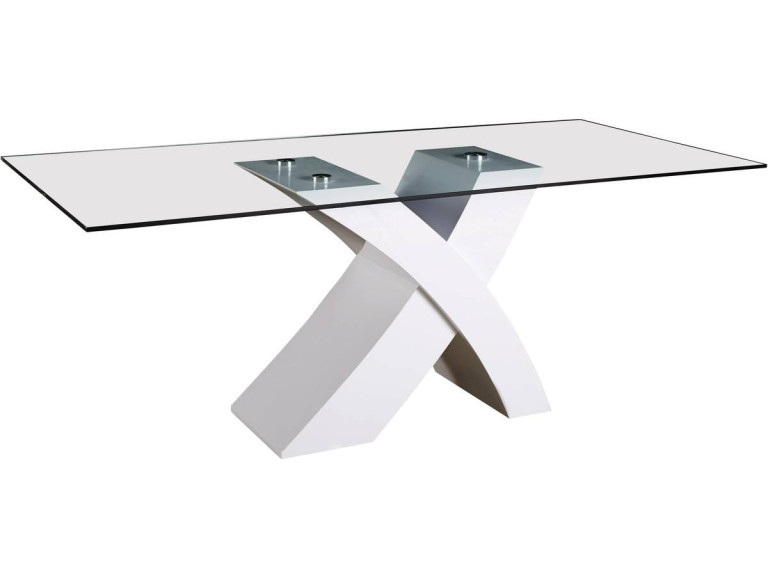 Eettafel "Mona" - 200 x 90 x 74 cm - Wit