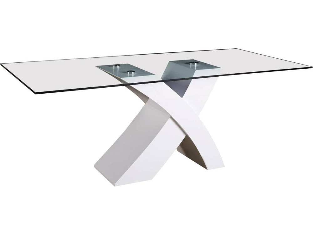 Eettafel "Mona" - 200 x 90 x 74 cm - Wit