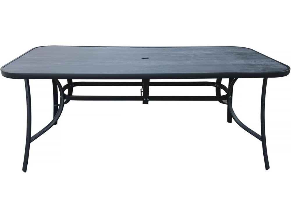 Tuintafel tafel outdoor "Cordoba" - Phoenix - 8 zits - Grijs marmereffect