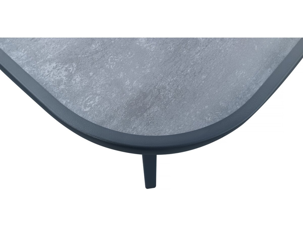 Tuintafel tafel outdoor "Cordoba" - Phoenix - 8 zits - Grijs marmereffect
