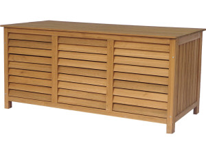 Opbergbox houten tuinkist "Macao" - 130 x 64 x 60 cm - Bruin - kastanjebruin