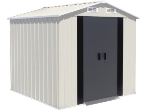 Metalen tuinhuisje "Nebraska" - 4,12 m² - Beige