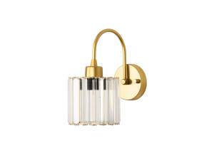 Metalen wandlamp "Yakops" - 23 x 13 cm - Geel