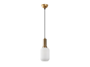 Metalen hanglamp "Asker" - 13 x 13 cm - Goudkleurig