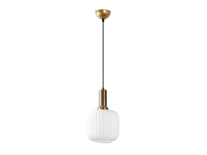 Metalen hanglamp "Asker" - 20 x 20 cm - Goudkleurig
