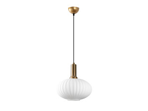 Metalen hanglamp "Asker" - 30 x 30 cm - Goudkleurig