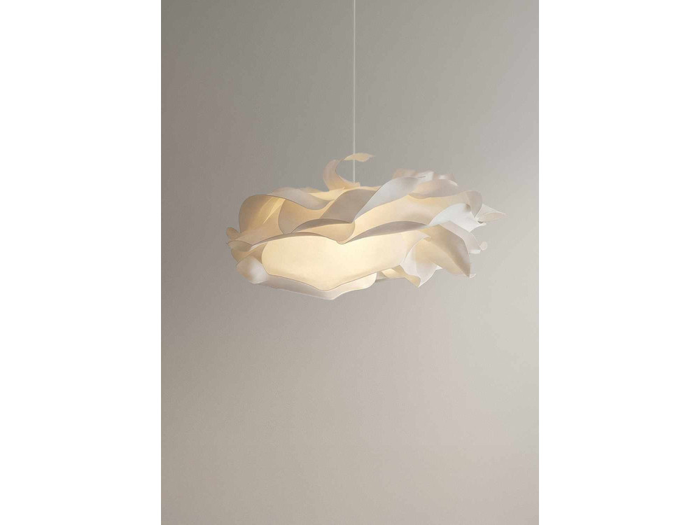 Kunststof hanglamp "MOD0009" - 58 x 58 cm - Wit