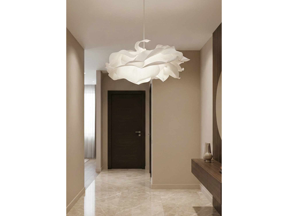 Kunststof hanglamp "MOD0009" - 58 x 58 cm - Wit
